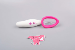Automatická vibračná vákuová pumpa na vagínu Pink &amp; White