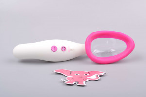 Automatická vibračná vákuová pumpa na vagínu Pink &amp; White