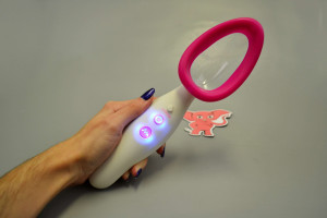 Automatická vibračná vákuová pumpa na vagínu Pink &amp; White