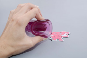 Dildo s prísavkou Purple II (19,5 cm), prísavka