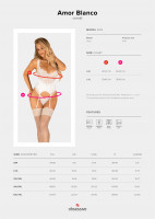 Obsessive korzet Amor Blanco