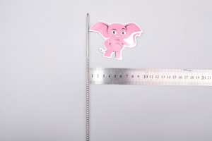 Kovový dilatátor Steel Spike (4 mm), rozmery