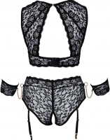 Plus size krajkový komplet Seductive Bondage