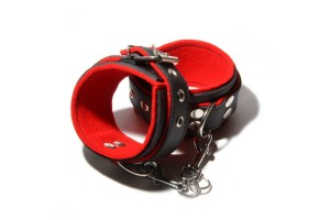 Kožené putá na ruky BlackRed