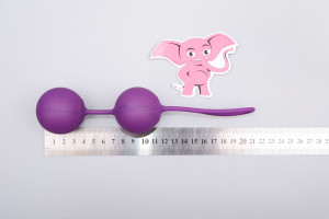 XXL Venušine guličky Purple Giants, rozmery