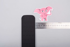 Silikónová plácačka Black Spanker, rozmery