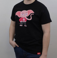 Merch – pánske slonie tričko Chobot hore!