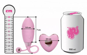 Bezdrôtové vibračné vajíčko Pink Love