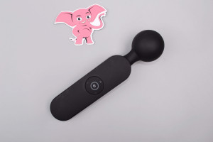 Nahrievacia masážna hlavica Couple Play s tromi nástavcami (21,5 cm)