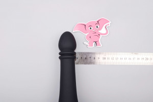 Prirážací análny vibrátor Dream Orgasm s diaľkovým ovládaním, rozmery