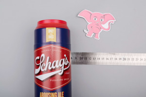 Masturbátor Beer Can Arousing Ale (20 cm), rozmery