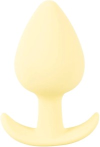 Silikónový análny kolík Cuties Yellow Pastel (8,4 cm)