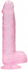 Realistické dildo Clear Pleasure (15 cm), ružové