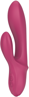 Silikónový vibrátor s výbežkom na klitoris Bunny Duo (19,2 cm)