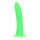 Svietiace realistické dildo s prísavkou Neon Night (20 cm), zelená