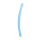 Obojstranné gélové dildo Flexi Duo (42 cm), modré