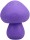 Silikonový vibrátor Mushroom Vibe, fialový