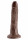 Realistické dildo Hot Stud (18 cm), tmavo telová