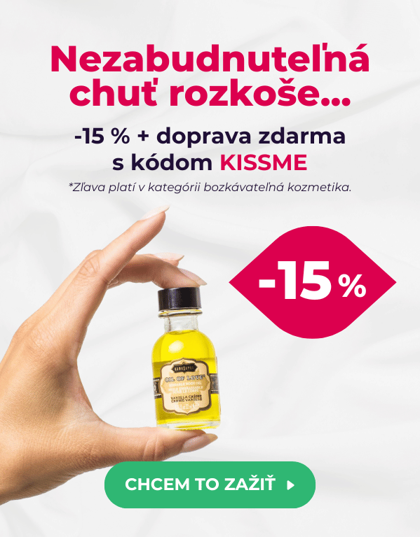Bozkávateľná kozmetika zmení vaše dotyky a bozky na nežný rituál plný dôvery. Spomaľte čas a ochutnajte sa navzájom.