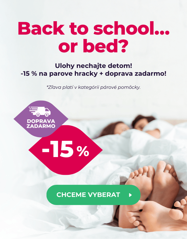 Mate -15 % a dopravu zadarmo s kodom SCHOOL!