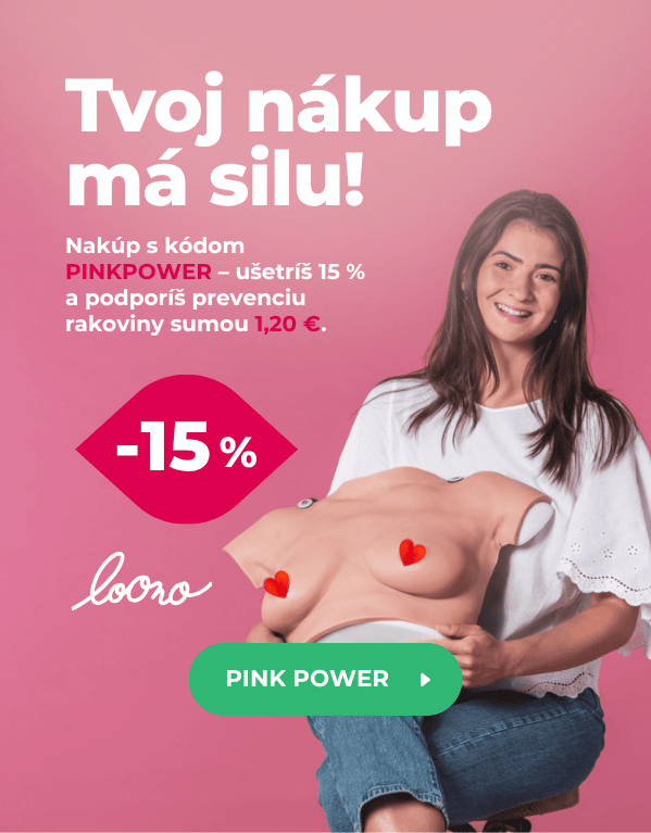 Získavaš 15 % zľavu s kódom PINKPOWER!