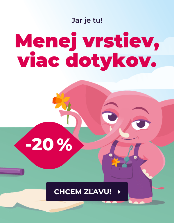 Menej vrstiev, viac dotykov.