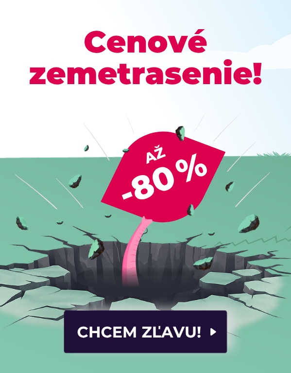 Cenové zemetrasenie – zľavy až 80 %