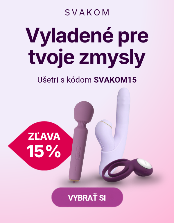 Uži si zľavu 15 % na vybrané hračky SVAKOM.