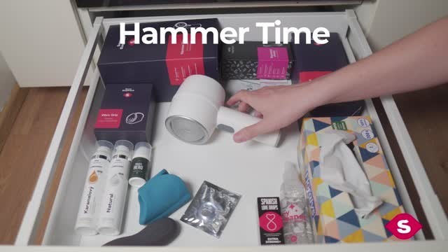 video: Predstavenie Automatického masturbátora Hammer Time (20,6 cm)